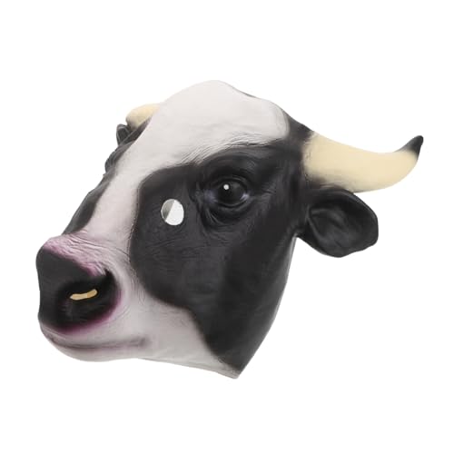CALLARON Realistische Kuhmaske aus Vollköpfiges Tierkostüm für Erwachsene Leichte und Bequeme Kuhkopf- für Halloween Karneval Maskerade und Partyspaß CALLARON Realistische Kuhmaske aus Vollköpfiges Tierkostüm für Erwachsene Leichte und Bequeme Kuhkopf- für Halloween Karneval Maskerade und Partyspaß von CALLARON