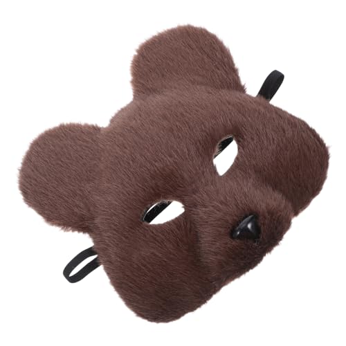 CALLARON Realistisches Braunes Bären-kostüm-accessoire aus Weichem Plüsch Langlebige Tiergesichtsmaske für Erwachsene für Halloween Karneval Maskerade und Dschungel-themenpartys CALLARON Realistisches Braunes Bären-kostüm-accessoire aus Weichem Plüsch Langlebige Tiergesichtsmaske für Erwachsene für Halloween Karneval Maskerade und Dschungel-themenpartys von CALLARON