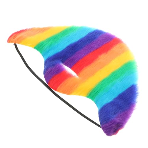 CALLARON Regenbogen Schnurrbart Cosplay Künstlicher Falscher Für Halloween Karneval Kostümpartys Realistischer Look Hochwertigem Leicht von CALLARON