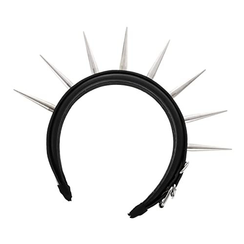 CALLARON Rivet Design Haarband mit Nieten Leichtes Komfortables Kopfschmuck Accessoire für Musikfestivals und Kostümpartys für Cosplay und Bühnenauftritte CALLARON Rivet Design Haarband mit Nieten Leichtes Komfortables Kopfschmuck Accessoire für Musikfestivals und Kostümpartys für Cosplay und Bühnenauftritte von CALLARON