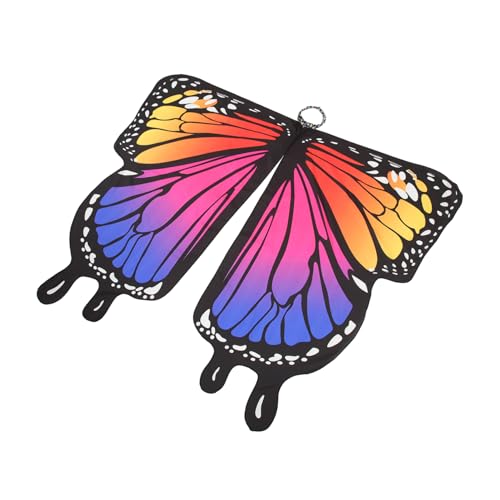 CALLARON Schmetterling Strandtuch Cosplay-Party-Accessoires Umhang mit Schmetterlingsflügeln Schal Erwachsener Schmetterlingsflügel Schmetterlingsumhang für Erwachsene Mode Requisiten von CALLARON