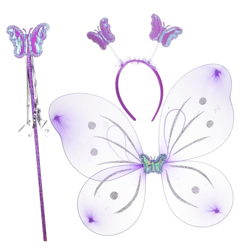 CALLARON Schmetterlingskostüm für Zauberhafte Flügel und Zubehör für Mädchen Verkleiden Cosplay für Langlebig und Sicher im Gebrauch CALLARON Schmetterlingskostüm für Zauberhafte Flügel und Zubehör für Mädchen Verkleiden Cosplay für Langlebig und Sicher im Gebrauch von CALLARON