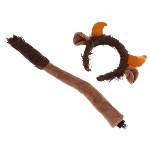 CALLARON Schwarzes Kuh-stirnband mit Hörnern und Bequemes Leichtes Cosplay-accessoire für Halloween Weihnachten und Themenpartys Vielseitig Kombinierbar für Stilvolle Tierkostüme CALLARON Schwarzes Kuh-stirnband mit Hörnern und Bequemes Leichtes Cosplay-accessoire für Halloween Weihnachten und Themenpartys Vielseitig Kombinierbar für Stilvolle Tierkostüme von CALLARON