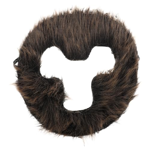 CALLARON Simulierter Schnurrbart Kostüm Bart Gefälschter Brauner Kostüm Bart Gefälschter Brauner Schnurrbart Bart Prop Cosplay Make -up Bart Zubehör CALLARON Simulierter Schnurrbart Kostüm Bart Gefälschter Brauner Kostüm Bart Gefälschter Brauner Schnurrbart Bart Prop Cosplay Make -up Bart Zubehör von CALLARON