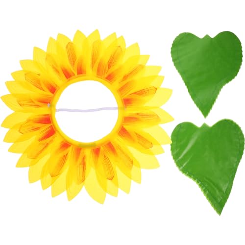 CALLARON Sonnenblumen-Kopfbedeckung Mit Handschuhen Lustiges Sonnenblumen-Kostüm Blumenhut Kapuze Für Tanzparty Festival Spiele Kinder Teenager Erwachsene Performance-Requisiten CALLARON Sonnenblumen-Kopfbedeckung Mit Handschuhen Lustiges Sonnenblumen-Kostüm Blumenhut Kapuze Für Tanzparty Festival Spiele Kinder Teenager Erwachsene Performance-Requisiten von CALLARON