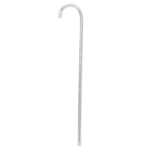 CALLARON Tanzstock Silber Langlebig Halloween Kostüm Zubehör Gehstock Requisit für Bühnenauftritte Cosplay Party Dekoration für Mädchen von CALLARON