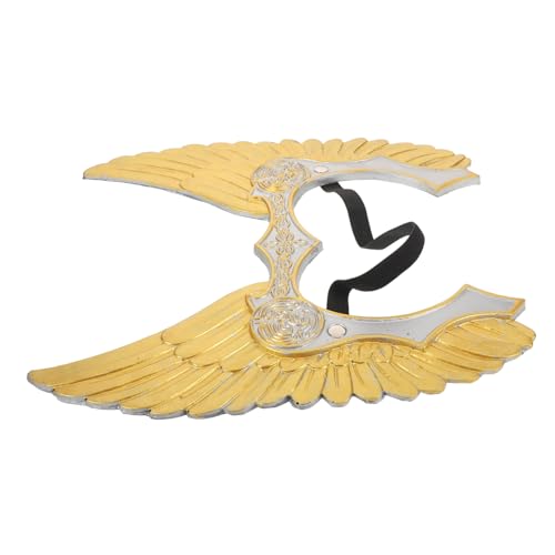 CALLARON Vintage Renaissance Engelsflügel Stirnband Goldener Engelskranz Einzigartiges Halloween Kopfschmuck Damen Mädchen Kostüm-accessoire für Party Cosplay und Karneval von CALLARON
