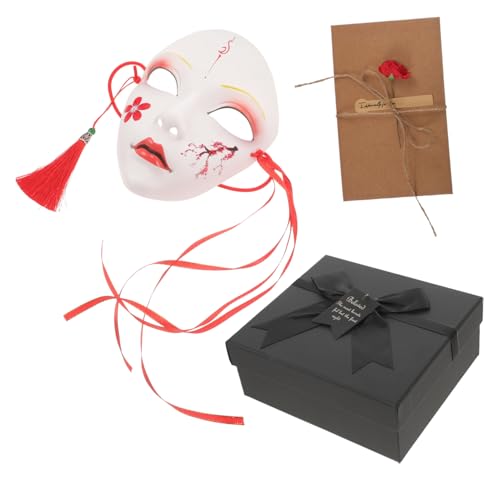 CALLARON Vollgesicht Maske mit Handgemalter Dekoration für Damen für Karneval und Halloween für Hanfu Outfits und Bühnenauftritte Sorgt für Aufsehen CALLARON Vollgesicht Maske mit Handgemalter Dekoration für Damen für Karneval und Halloween für Hanfu Outfits und Bühnenauftritte Sorgt für Aufsehen von CALLARON