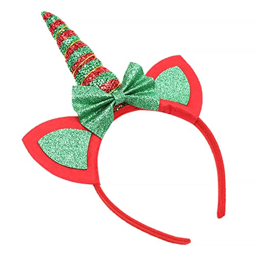 CALLARON Weihnachts Haarband Mit Schleife Für Festliche Kopfbedeckung Weihnachtsdekoration Für Partys Langlebiges Material Bezauberndes Design Für Fröhliche Feiertage von CALLARON