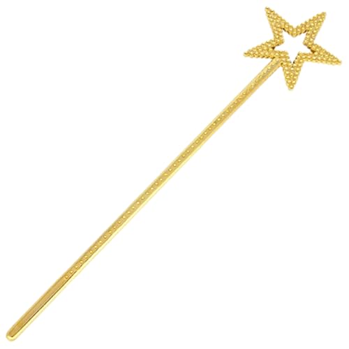 CALLARON Zauberstab für Glitzernde Stab mit Fünfzackigem Stern für Partys Bühnenaufführungen und Tanzveranstaltungen Goldfarbe CALLARON Zauberstab für Glitzernde Stab mit Fünfzackigem Stern für Partys Bühnenaufführungen und Tanzveranstaltungen Goldfarbe von CALLARON