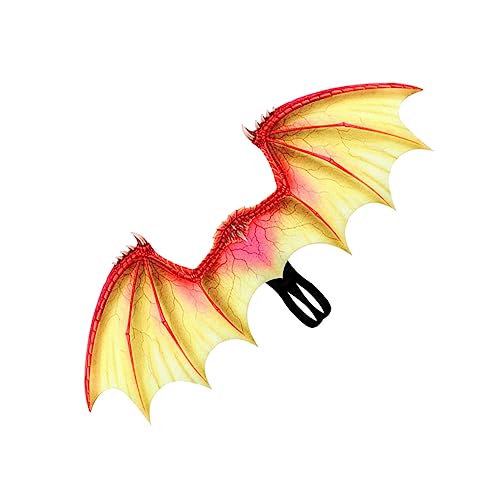 CALLARON Kinderkleidung Cosplay-Flügel Dinosaurier-Flügel Gargoyle-Flügel Diffusor für Auto böse Flügel Kinder kreative fliegende flügel Kostüm Drachenflügel Flügel Kostüm Halloween Maske von CALLARON