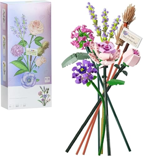 Bausatz für Blumenstrauß, Erwachsene, Botanical Collection, kreatives dekoratives Zubehör für zu Hause (547-teilig) von CALLOVE