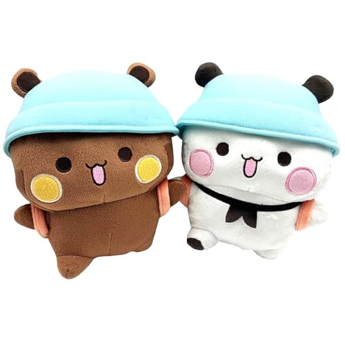 CALLOVE 2 Stück Dudu Kuscheltier, 20 cm Bär und Panda Bezauberndes weiches und Dudu Kuscheltier, Dudu Plush für Jungen und Mädchen, Kinder Geschenk CALLOVE 2 Stück Dudu Kuscheltier, 20 cm Bär und Panda Bezauberndes weiches und Dudu Kuscheltier, Dudu Plush für Jungen und Mädchen, Kinder Geschenk von CALLOVE