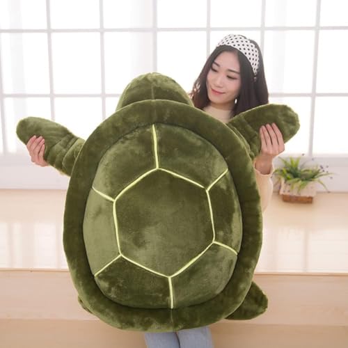 CALLOVE 50 cm Schildkröte Kuschelspielzeug, gefüllte Schildkröte Plüsch, große grüne Plüsch weiches gefülltes Spielzeug, Kuschelspielzeug, Schildkröte fluffige Plüsch Puppe Spielzeug für CALLOVE 50 cm Schildkröte Kuschelspielzeug, gefüllte Schildkröte Plüsch, große grüne Plüsch weiches gefülltes Spielzeug, Kuschelspielzeug, Schildkröte fluffige Plüsch Puppe Spielzeug für von CALLOVE
