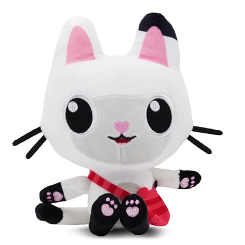 CALLOVE Plüschtier Katze, Kuscheltier Katze Plush 25cm, Weiß Stofftier Plüsch Puppe Geschenk für Kinder CALLOVE Plüschtier Katze, Kuscheltier Katze Plush 25cm, Weiß Stofftier Plüsch Puppe Geschenk für Kinder von CALLOVE