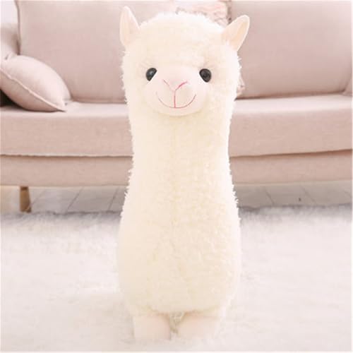 CALLOVE Stofftier Plüschtier, süße weiche Kuscheltier plüsch Pferd Spielzeug (Weiß,38 cm) von CALLOVE