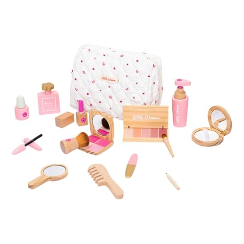 Make-up für Kinder, Spielzeug für Mädchen, sieht so aus, als würde man spielen, Beauty-Set, Make-up-Spielzeug aus Holz, Kosmetikspielzeug für Mädchen, für Make-up, Geschenk für Mädchen, 3 4 5 6 Jahre Make-up für Kinder, Spielzeug für Mädchen, sieht so aus, als würde man spielen, Beauty-Set, Make-up-Spielzeug aus Holz, Kosmetikspielzeug für Mädchen, für Make-up, Geschenk für Mädchen, 3 4 5 6 Jahre von CALLOVE