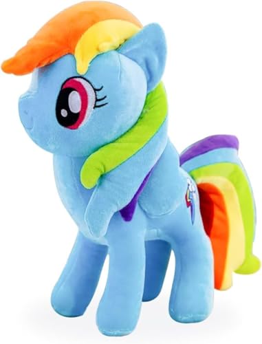 Plüschpuppe, Blau, 20 cm Plüschpferd, Dekoration, Geschenk für Kinder, Erwachsene und Fans von CALLOVE