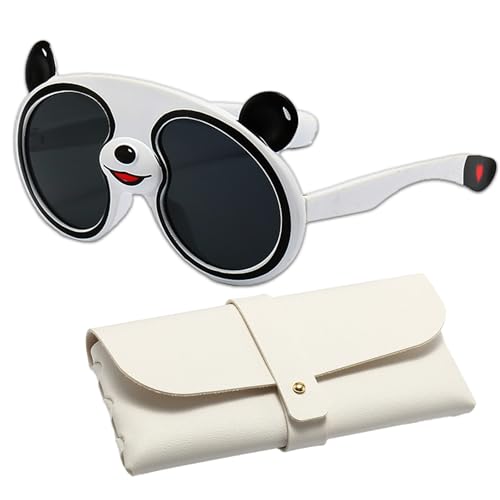 Sonnenbrille Kinder ab 3 Jahre, Niedliche Panda-Cartoon-kindersonnenbrille, Kunststoffrahme Polarisiert Brille für Outdoor-Sport und Aktivitäten, Panda Geschenk für Mädchen, Jungen, Strandparty Sonnenbrille Kinder ab 3 Jahre, Niedliche Panda-Cartoon-kindersonnenbrille, Kunststoffrahme Polarisiert Brille für Outdoor-Sport und Aktivitäten, Panda Geschenk für Mädchen, Jungen, Strandparty von CALLYSONIC