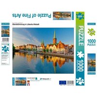 CALVENDO Puzzle Abendstimmung in Lübecks Altstadt 1000 Teile Lege-Größe 64x48cm Foto-Puzzle für glückliche Stunden CALVENDO Puzzle Abendstimmung in Lübecks Altstadt 1000 Teile Lege-Größe 64x48cm Foto-Puzzle für glückliche Stunden von Calvendo