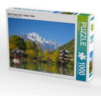 CALVENDO Puzzle Black Dragon Pool - Lijiang / China 1000 Teile Lege-Größe 64x48cm Foto-Puzzle für glückliche Stunden von CALVENDO Verlag GmbH