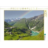 CALVENDO Puzzle Blick auf den Stausee Margaritze 2000 Teile Puzzle quer 2000 Teile Lege-Größe 90 × 67 cm Foto-Puzzle für glückliche Stunden von CALVENDO Verlag GmbH