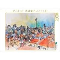 CALVENDO Puzzle Blick vom "Klunkerkranich" auf Berlin 2000 Teile Puzzle quer 2000 Teile Lege-Größe 90 × 67 cm Foto-Puzzle für glückliche Stunden von CALVENDO Verlag GmbH