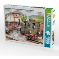 CALVENDO Puzzle Dampflok 30 (pr. T3) "Chanderli" der Kandertalbahn in Kandern 1000 Teile Lege-Größe 64x48cm Foto-Puzzle für glückliche Stunden von Calvendo Puzzle