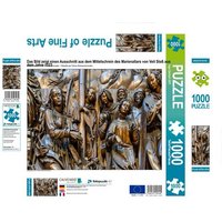 CALVENDO Puzzle Das Bild zeigt einen Ausschnitt aus dem Mittelschrein des Marienaltars von Veit Stoß aus dem Jahre 1523 1000 Teile Puzzle quer 1000 Teile Lege-Größe 64 × 48 cm Foto-Puzzle für glückliche Stunden von Calvendo Puzzle