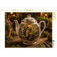 CALVENDO Puzzle Das blühende Geheimnis der Teekanne 1000 Teile Lege-Größe 64x48cm Foto-Puzzle für glückliche Stunden CALVENDO Puzzle Das blühende Geheimnis der Teekanne 1000 Teile Lege-Größe 64x48cm Foto-Puzzle für glückliche Stunden von CALVENDO Verlag GmbH
