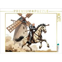 CALVENDO Puzzle Der ungleiche Kampf - Riesen im Wind, Lanzen im Staub 1000 Teile Lege-Größe 64x48cm Foto-Puzzle für glückliche Stunden CALVENDO Puzzle Der ungleiche Kampf - Riesen im Wind, Lanzen im Staub 1000 Teile Lege-Größe 64x48cm Foto-Puzzle für glückliche Stunden von CALVENDO Verlag GmbH