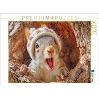 CALVENDO Puzzle Eichhörnchenliebe 2000 Teile Lege-Größe 90x67cm Foto-Puzzle für glückliche Stunden von CALVENDO Verlag GmbH
