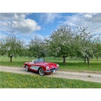 CALVENDO Puzzle Ein Motiv aus dem Kalender American Deam Car Corvette C1 1000 Teile Lege-Größe 64x48cm Foto-Puzzle für glückliche Stunden von CALVENDO Verlag GmbH