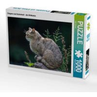 CALVENDO Puzzle Eleganz und Schönheit - die Wildkatze. 1000 Teile Lege-Größe 64x48cm Foto-Puzzle für glückliche Stunden von Calvendo Puzzle
