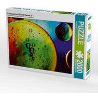 CALVENDO Puzzle Farbrausch mit Öl und Wasser 10 2000 Teile Lege-Größe 90x67cm Foto-Puzzle für glückliche Stunden von CALVENDO Verlag GmbH