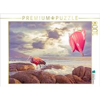 CALVENDO Puzzle Heißluftballon und Ibis 1000 Teile Lege-Größe 64x48cm Foto-Puzzle für glückliche Stunden CALVENDO Puzzle Heißluftballon und Ibis 1000 Teile Lege-Größe 64x48cm Foto-Puzzle für glückliche Stunden von Calvendo