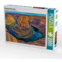 CALVENDO Puzzle Horseshoe Bend, Page 2000 Teile Lege-Größe 90 × 67 cm Foto-Puzzle für glückliche Stunden CALVENDO Puzzle Horseshoe Bend, Page 2000 Teile Lege-Größe 90 × 67 cm Foto-Puzzle für glückliche Stunden von CALVENDO Verlag GmbH