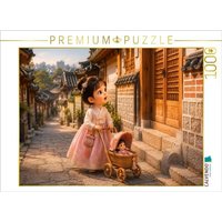 CALVENDO Puzzle Im Hanok Dorf Bukchon 1000 Teile Lege-Größe 64x48cm Foto-Puzzle für glückliche Stunden von CALVENDO Verlag GmbH
