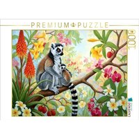 CALVENDO Puzzle Katta Mutter und Jungtier zwischen Pflanzen ihrer Heimat 1000 Teile Lege-Größe 64x48cm Foto-Puzzle für glückliche Stunden CALVENDO Puzzle Katta Mutter und Jungtier zwischen Pflanzen ihrer Heimat 1000 Teile Lege-Größe 64x48cm Foto-Puzzle für glückliche Stunden von CALVENDO Verlag GmbH