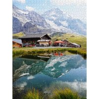 CALVENDO Puzzle Kleine Scheidegg 1000 Teile Lege-Größe 64x48cm Foto-Puzzle für glückliche Stunden CALVENDO Puzzle Kleine Scheidegg 1000 Teile Lege-Größe 64x48cm Foto-Puzzle für glückliche Stunden von Calvendo Puzzle