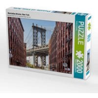 CALVENDO Puzzle Manhattan-Brücke, New York 2000 Teile Puzzle quer 2000 Teile Lege-Größe 90 × 67 cm Foto-Puzzle für glückliche Stunden CALVENDO Puzzle Manhattan-Brücke, New York 2000 Teile Puzzle quer 2000 Teile Lege-Größe 90 × 67 cm Foto-Puzzle für glückliche Stunden von Calvendo Puzzle