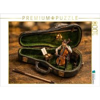 CALVENDO Puzzle Melodie im verborgenen Koffer 1000 Teile Lege-Größe 64x48cm Foto-Puzzle für glückliche Stunden von CALVENDO Verlag GmbH