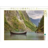CALVENDO Puzzle Naeroyfjord in Norwegen 2000 Teile Puzzle quer 2000 Teile Lege-Größe 90 × 67 cm Foto-Puzzle für glückliche Stunden von CALVENDO Verlag GmbH
