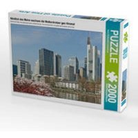 CALVENDO Puzzle Nördlich des Mains wachsen die Wolkenkratzer gen Himmel 2000 Teile Puzzle quer 2000 Teile Lege-Größe 90 × 67 cm Foto-Puzzle für glüc von CALVENDO Verlag GmbH