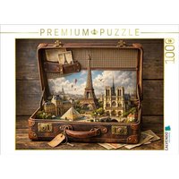 CALVENDO Puzzle Paris im Koffer 1000 Teile Lege-Größe 64x48cm Foto-Puzzle für glückliche Stunden CALVENDO Puzzle Paris im Koffer 1000 Teile Lege-Größe 64x48cm Foto-Puzzle für glückliche Stunden von CALVENDO Verlag GmbH