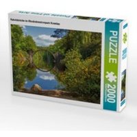 CALVENDO Puzzle Rakotzbrücke im Rhododrendronpark Kromlau 2000 Teile Lege-Größe 90x67cm Foto-Puzzle für glückliche Stunden CALVENDO Puzzle Rakotzbrücke im Rhododrendronpark Kromlau 2000 Teile Lege-Größe 90x67cm Foto-Puzzle für glückliche Stunden von Calvendo Puzzle