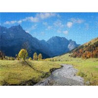 CALVENDO Puzzle Rißbach in der Eng 1000 Teile Lege-Größe 64x48cm Foto-Puzzle für glückliche Stunden von Calvendo