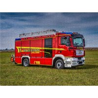 CALVENDO Puzzle Rosenbauer HLF 20 MAN TGM 15.290 FF Kölleda 1000 Teile Lege-Größe 64x48cm Foto-Puzzle für glückliche Stunden von CALVENDO Verlag GmbH