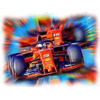 CALVENDO Puzzle Sebastian Vettel und sein Teamkollege Charles Leclerc 1000 Teile Lege-Größe 64 × 48 cm Foto-Puzzle für glückliche Stunden von Calvendo Puzzle