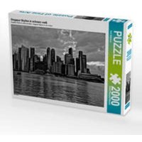 CALVENDO Puzzle Singapur Skyline in schwarz weiß 2000 Teile Puzzle quer 2000 Teile Lege-Größe 90 × 67 cm Foto-Puzzle für glückliche Stunden CALVENDO Puzzle Singapur Skyline in schwarz weiß 2000 Teile Puzzle quer 2000 Teile Lege-Größe 90 × 67 cm Foto-Puzzle für glückliche Stunden von Calvendo Puzzle